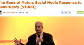 Chris Barger speaking at Social Fresh